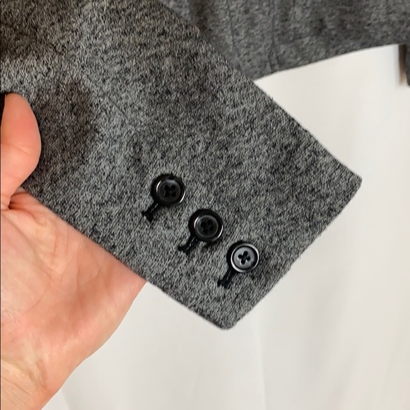 MERONA Gray Tweed Look Blazer Size Small - Picture 7 of 8